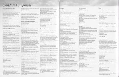 Hatteras 65 Convertible Specification Brochure