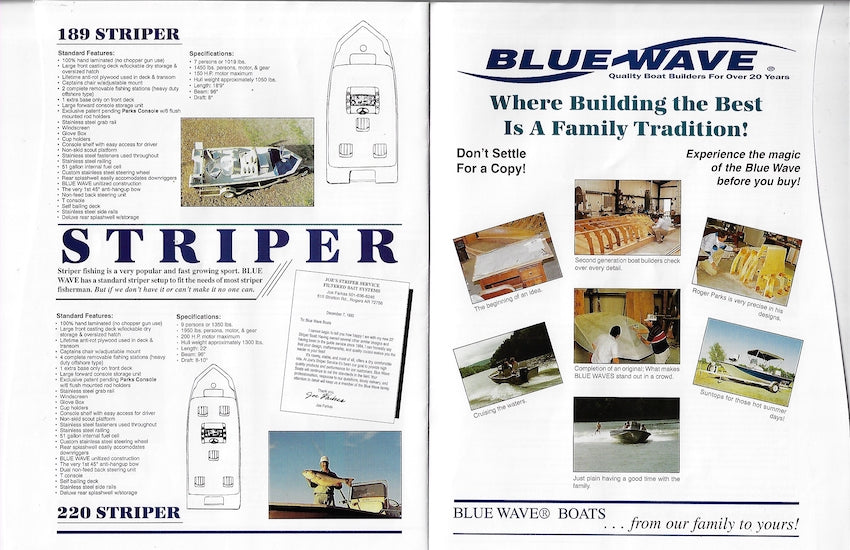 Blue Wave 1990s Brochure