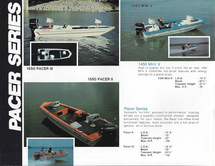 Venture 1980s Brochure