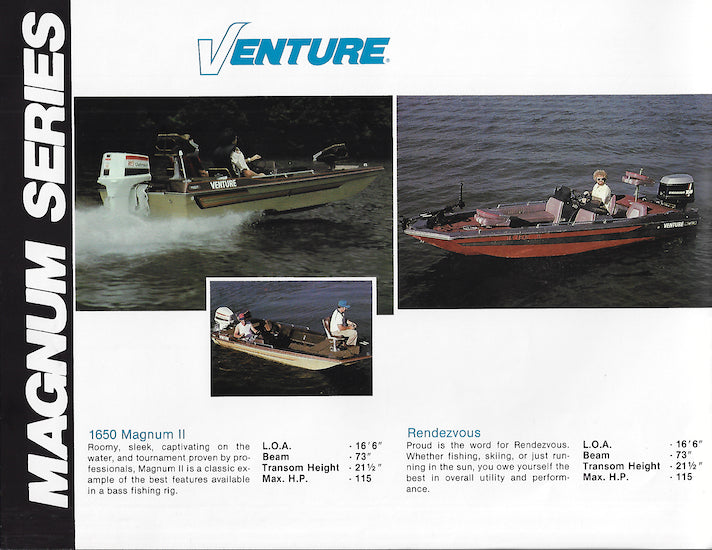 Venture 1980s Brochure