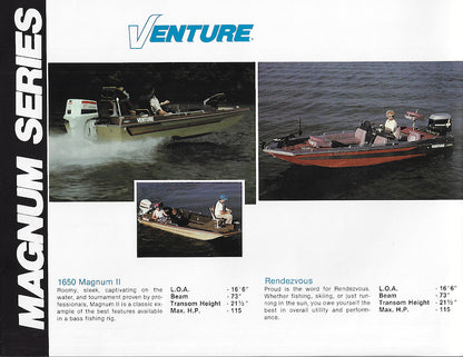 Venture 1980s Brochure