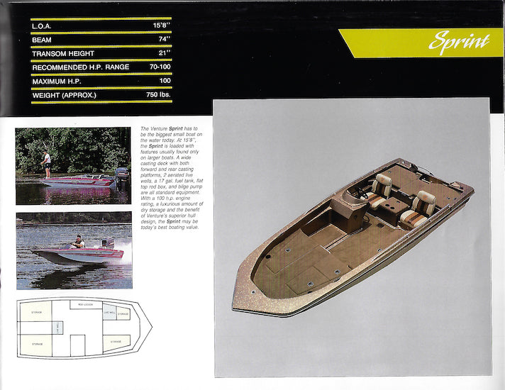 Venture 1980s Brochure