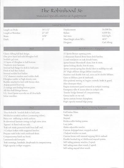 Robinhood 36 Brochure Package