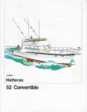 Hatteras 52 Convertible Launch Brochure