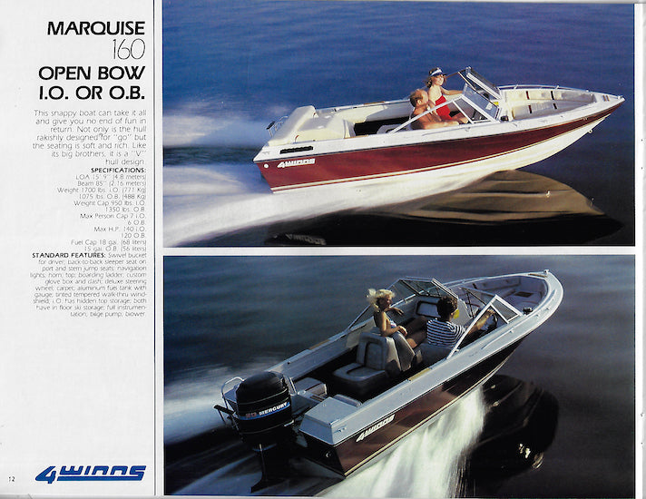 Four Winns 1984 Brochure
