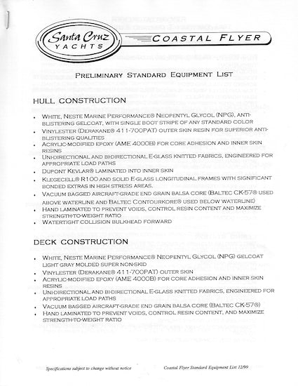 Santa Cruz Coastal Flyer Brochure
