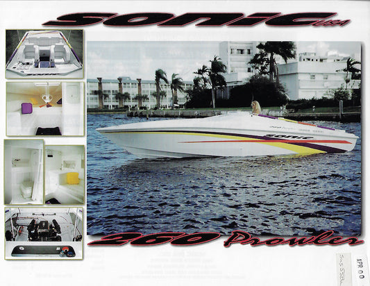 Sonic Prowler 260 Brochure