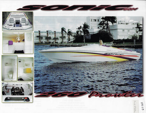 Sonic Prowler 260 Brochure