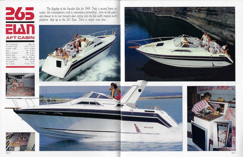 Invader 1989 Brochure