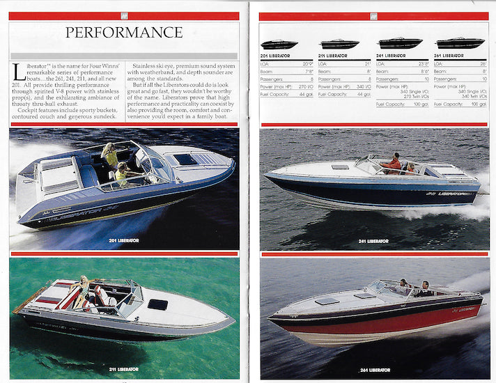 Four Winns 1988 Small Brochure