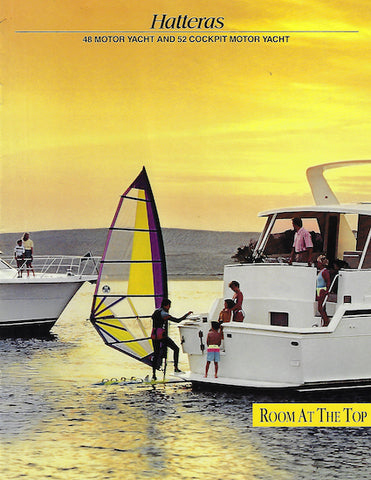 Hatteras 48 Motor Yacht & 52 Cockpit Motor Yacht Brochure