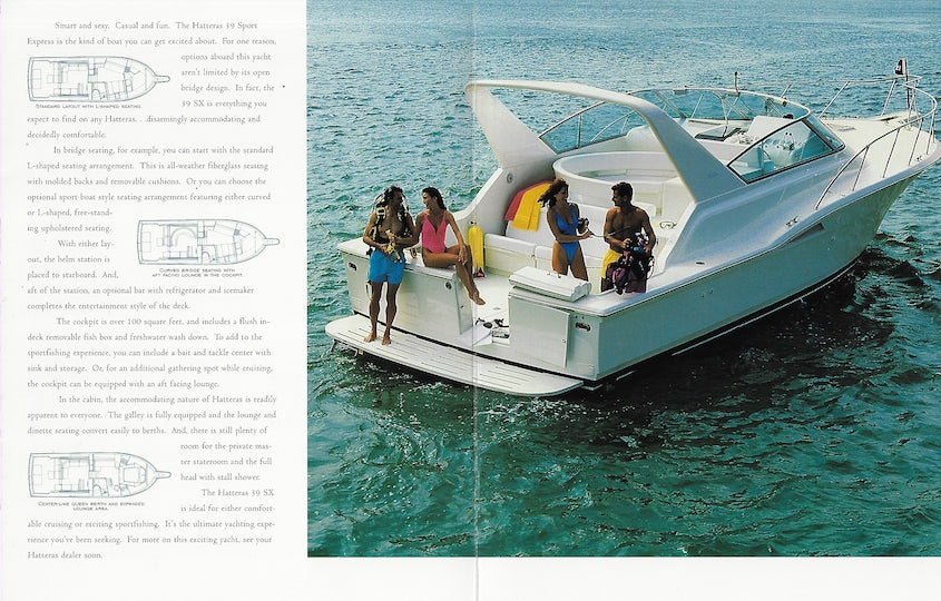 Hatteras 39 Sport Express Brochure