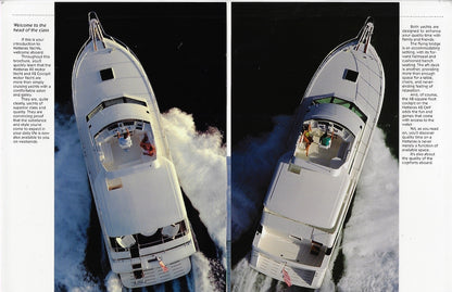 Hatteras 40 Motor Yacht & 42 Cockpit Motor Yacht Brochure