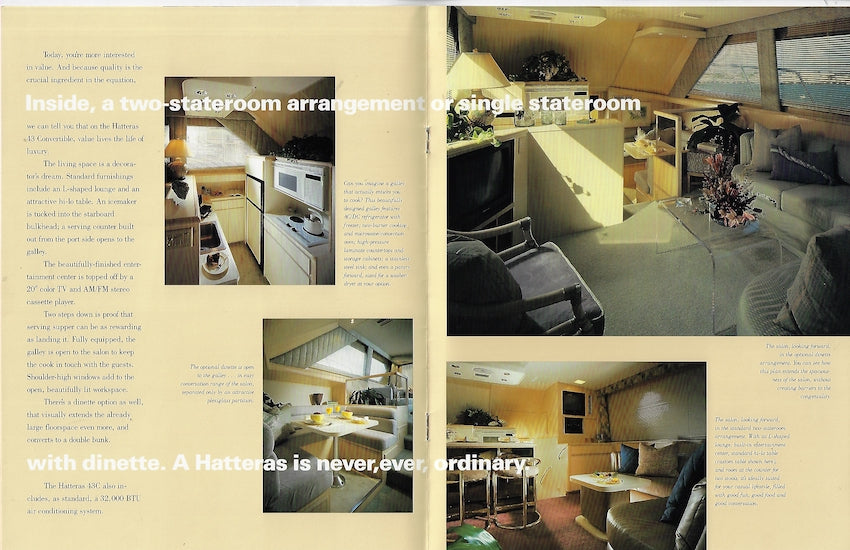 Hatteras 43 Convertible Brochure
