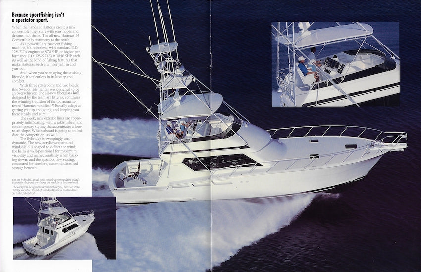 Hatteras 54 Convertible Brochure – SailInfo I boatbrochure.com