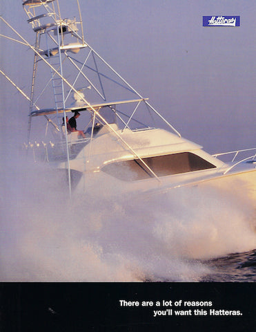 Hatteras 60 Convertible Brochure