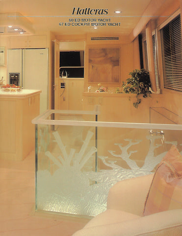 Hatteras 60 Extended Deckhouse Motoryacht / 67 Extended Deckhouse Cockpit Motoryacht Brochure
