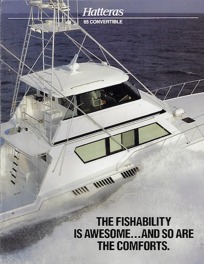 Hatteras 65 Convertible Brochure