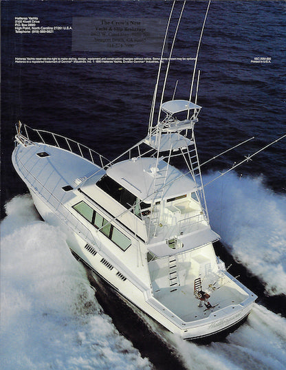 Hatteras 65 Convertible Brochure