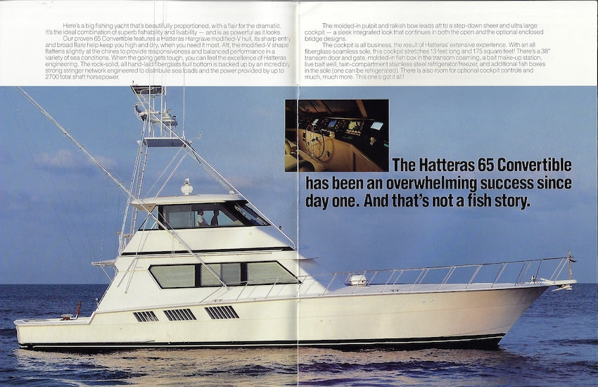 Hatteras 65 Convertible Brochure