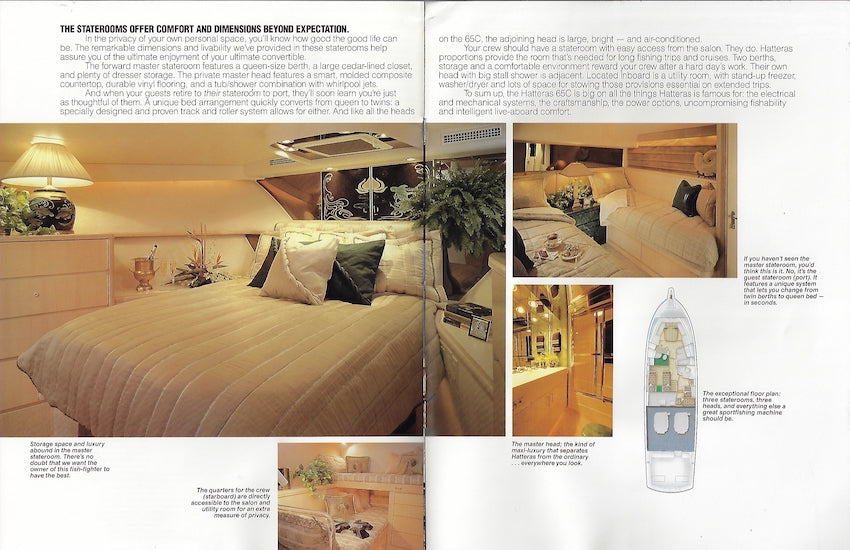 Hatteras 65 Convertible Brochure