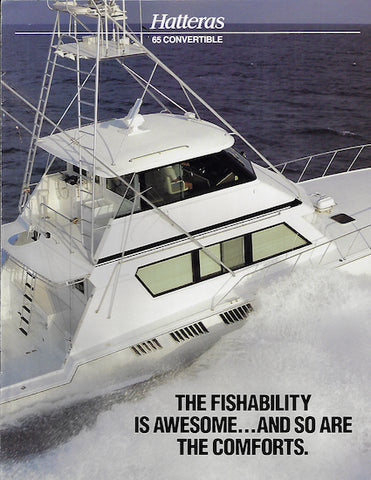Hatteras 65 Convertible Brochure