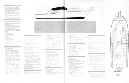 Hatteras 43 Sport Express Specification Brochure