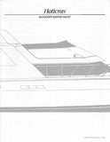 Hatteras 48 Cockpit Motor Yacht Specification Brochure