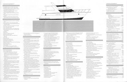 Hatteras 50 Sport Deck Motor Yacht Specification Brochure