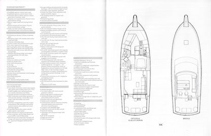 Hatteras 50 Convertible Specification Brochure
