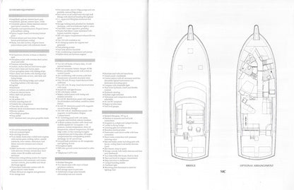 Hatteras 54 Convertible Specification Brochure