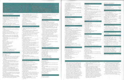 Hatteras 65 Convertible Specification Brochure
