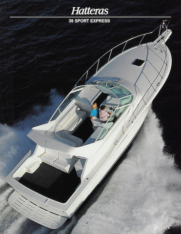 Hatteras 39 Sport Express Brochure