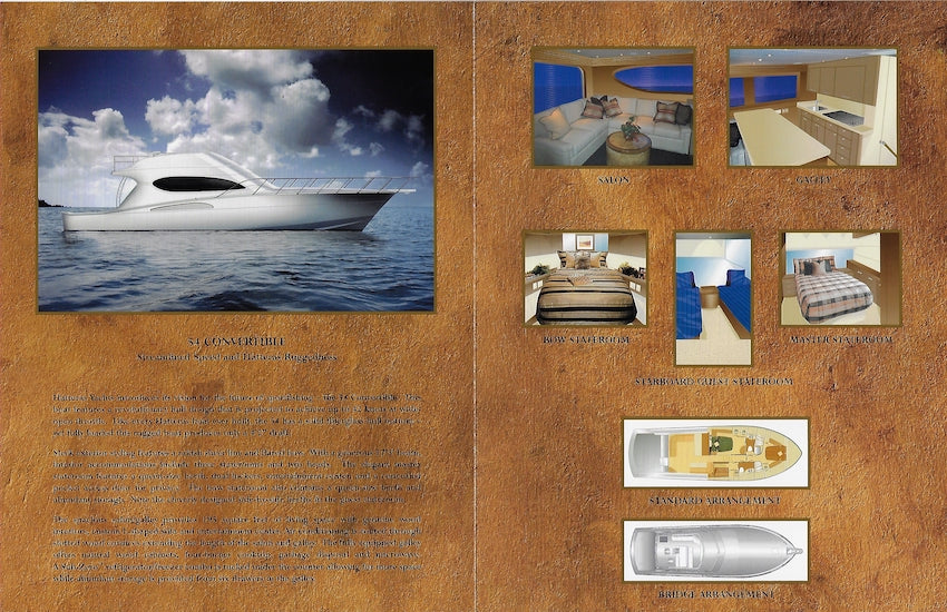 Hatteras 54 Convertible Launch Brochure