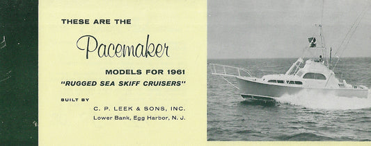 Pacemaker 1961 Mini Brochure