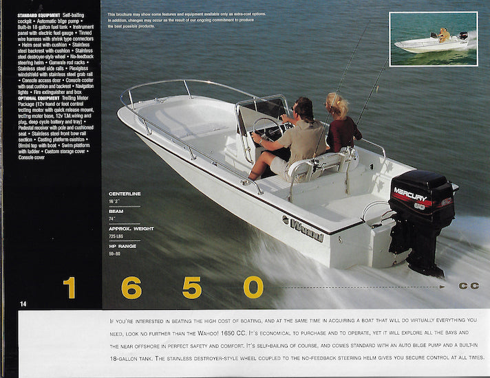 Wahoo! 1996 Brochure