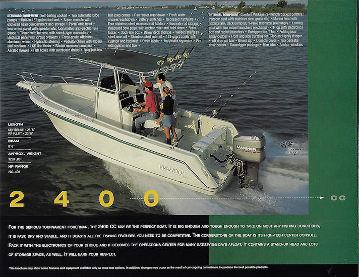 Wahoo! 1996 Brochure