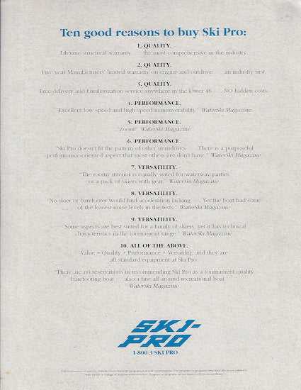 Ski Pro Brochure