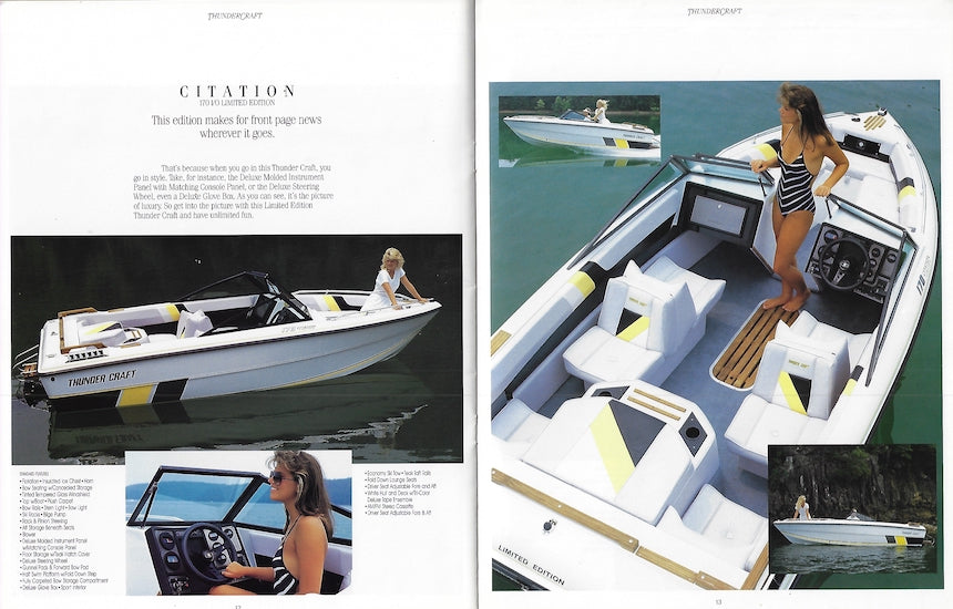 Thunder Craft 1980s Brochure