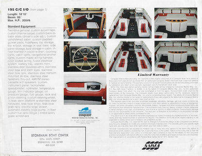Conquest 1990 Brochure