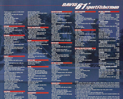 Buddy Davis 61 Sportfisherman Brochure