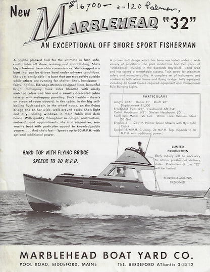 Marblehead 32 Brochure