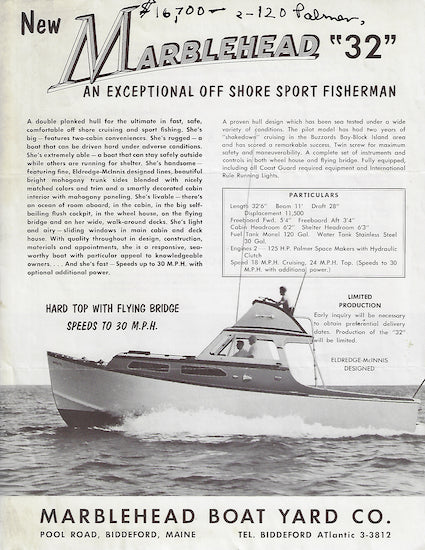 Marblehead 32 Brochure
