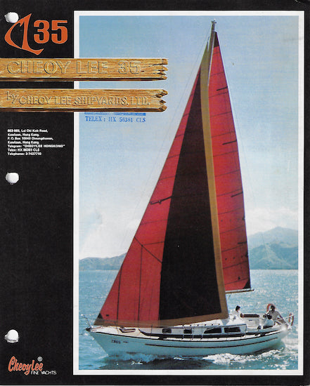 Cheoy Lee 35 Brochure Package