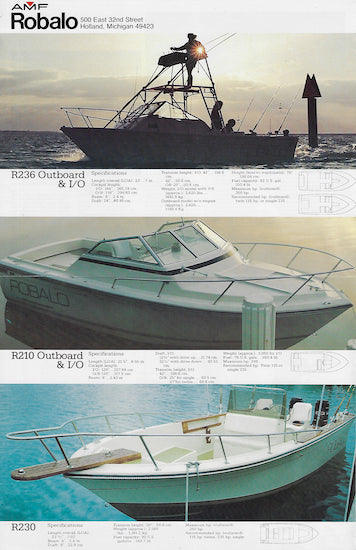 Robalo 1977 Poster Brochure