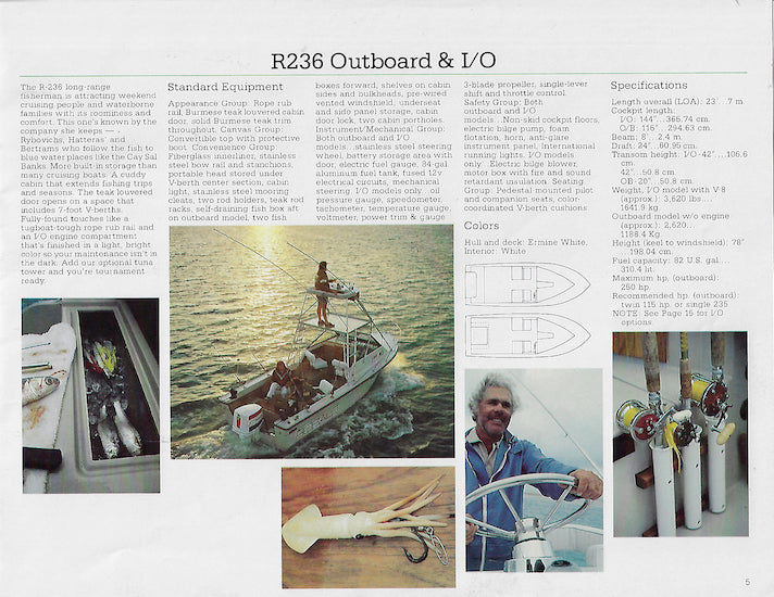 Robalo 1977 Brochure