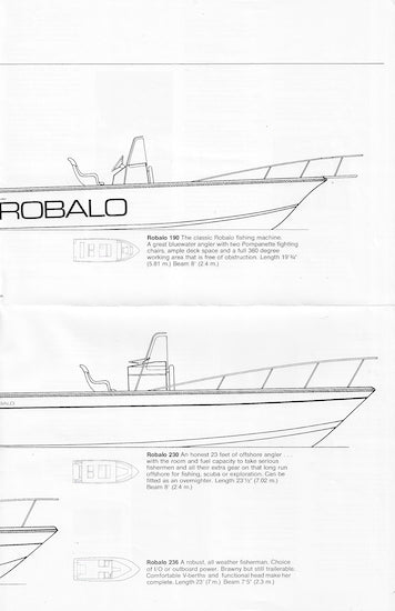 Robalo 1976 Poster Brochure