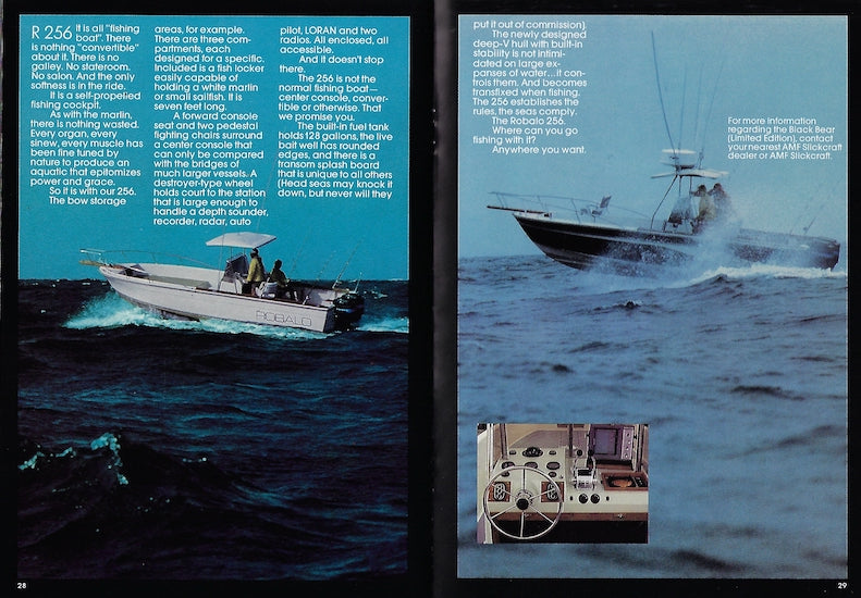 AMF Slickcraft / Robalo 1980 Brochure