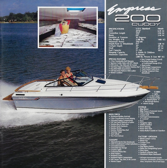 Regal 1990 Brochure