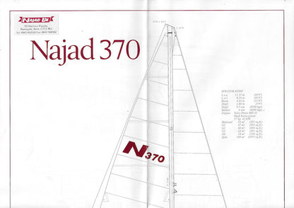 Najad 370 Specification Poster Brochure